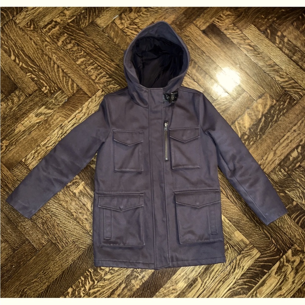 THE KOOPLES Women’s Classic Gray Fur Lined Parka Size 2 Retail: $895